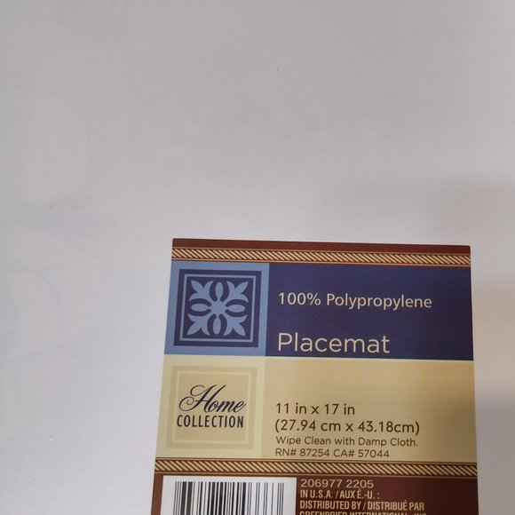 Fat Chef Placemats Set of 4 Italian Cafe Cook La Bella Vita Ristorante Red Check - Picture 4 of 4